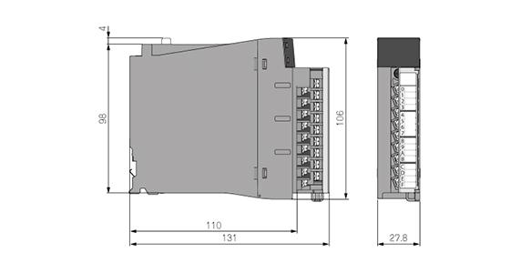 Disegno dimensionale di RX10 (unità: millimetro)